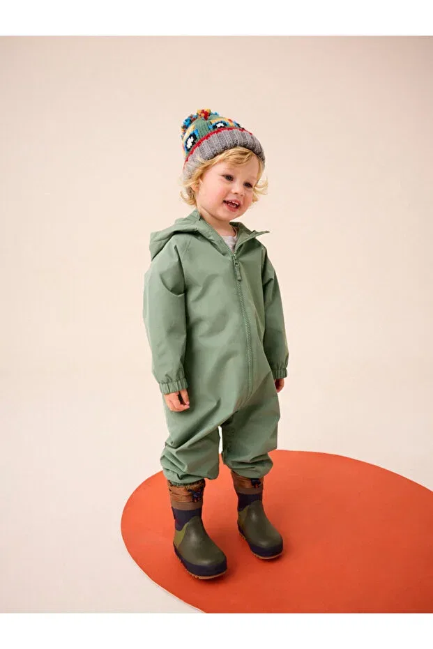 Детский комбинезон для мальчиков водонепроницаемый с принтом Next Baby, Khaki