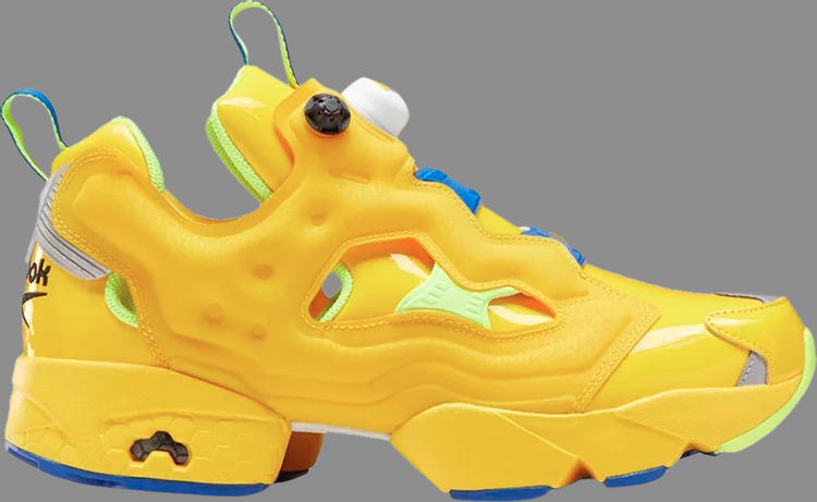 Кроссовки illumination x instapump fury 'minions' Reebok, желтый - фото