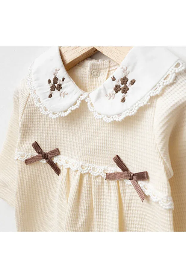 Детский комплект для выписки из роддома из органического хлопка Mert Baby, Natural — фото 4