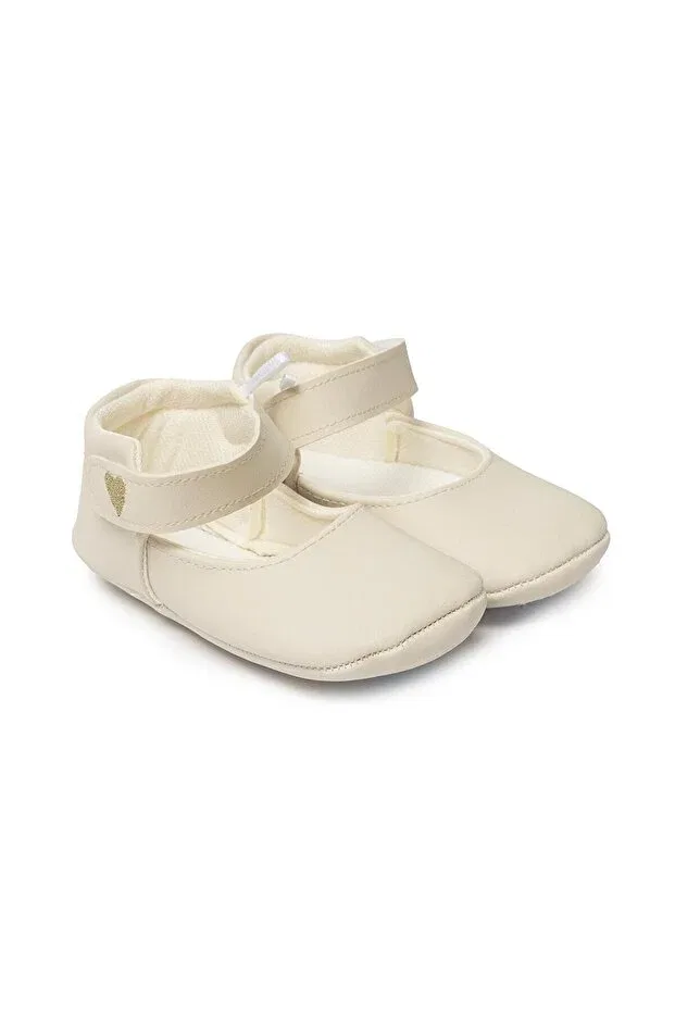 Детские туфли для девочек с текст. верхом Ebebek Hello Baby, Beige