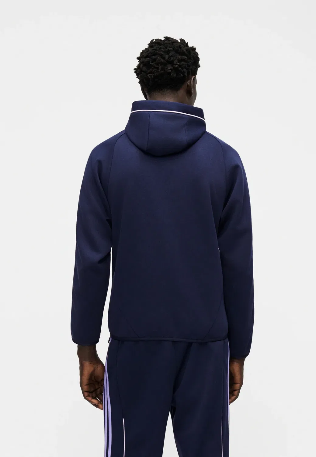 Толстовка Spacer fz hd на молнии Adidas Originals, Night Indigo — фото 3