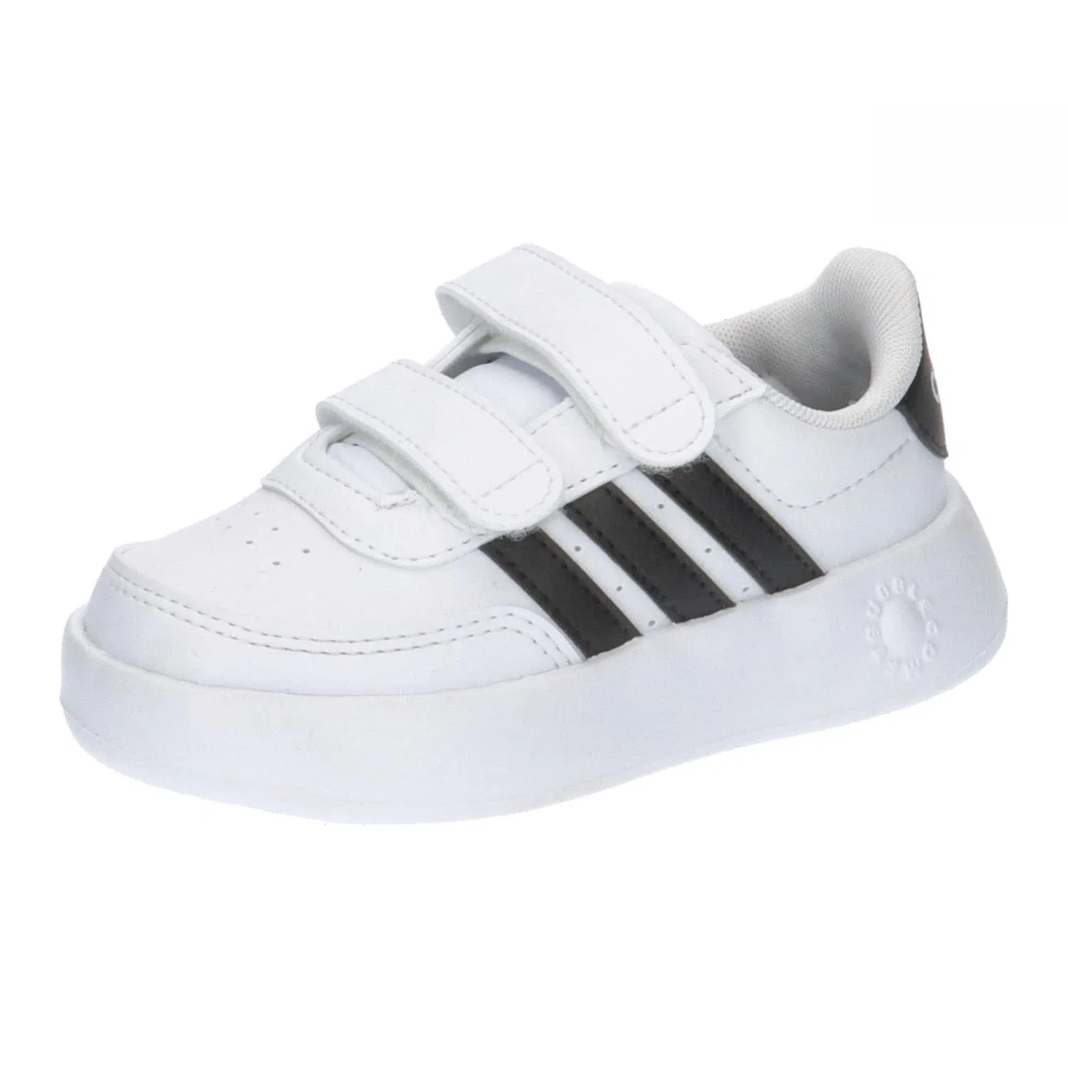 Детские кроссовки для мальчиков с полосками Breaknet 2.0 Kids Adidas, Cloud White Core Black Cloud White