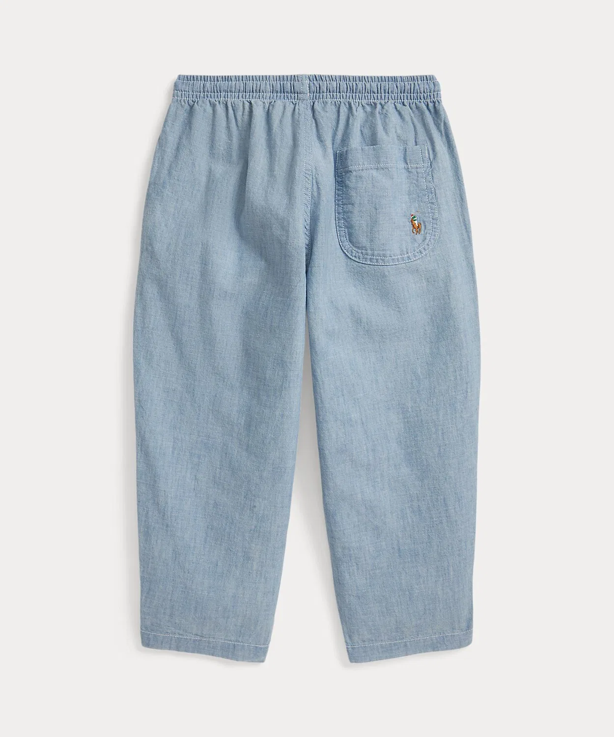 Детские штаны свободного кроя с вышивкой Polo Ralph Lauren Childrenswear, Blue — фото 2