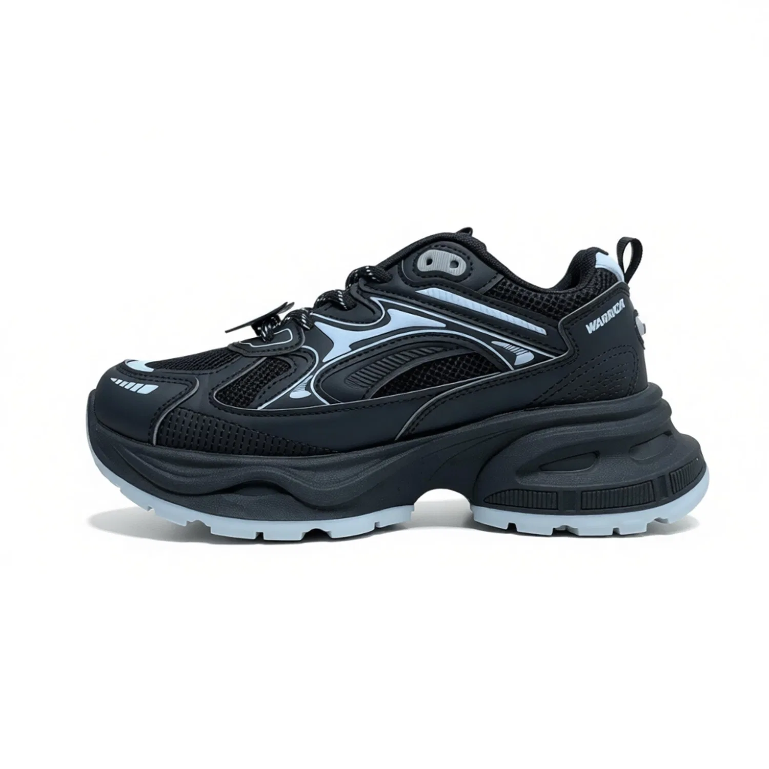 Детские кроссовки на толстой подошве Chunky Sneakers WARRIOR, Blue Gray OYI — фото 3