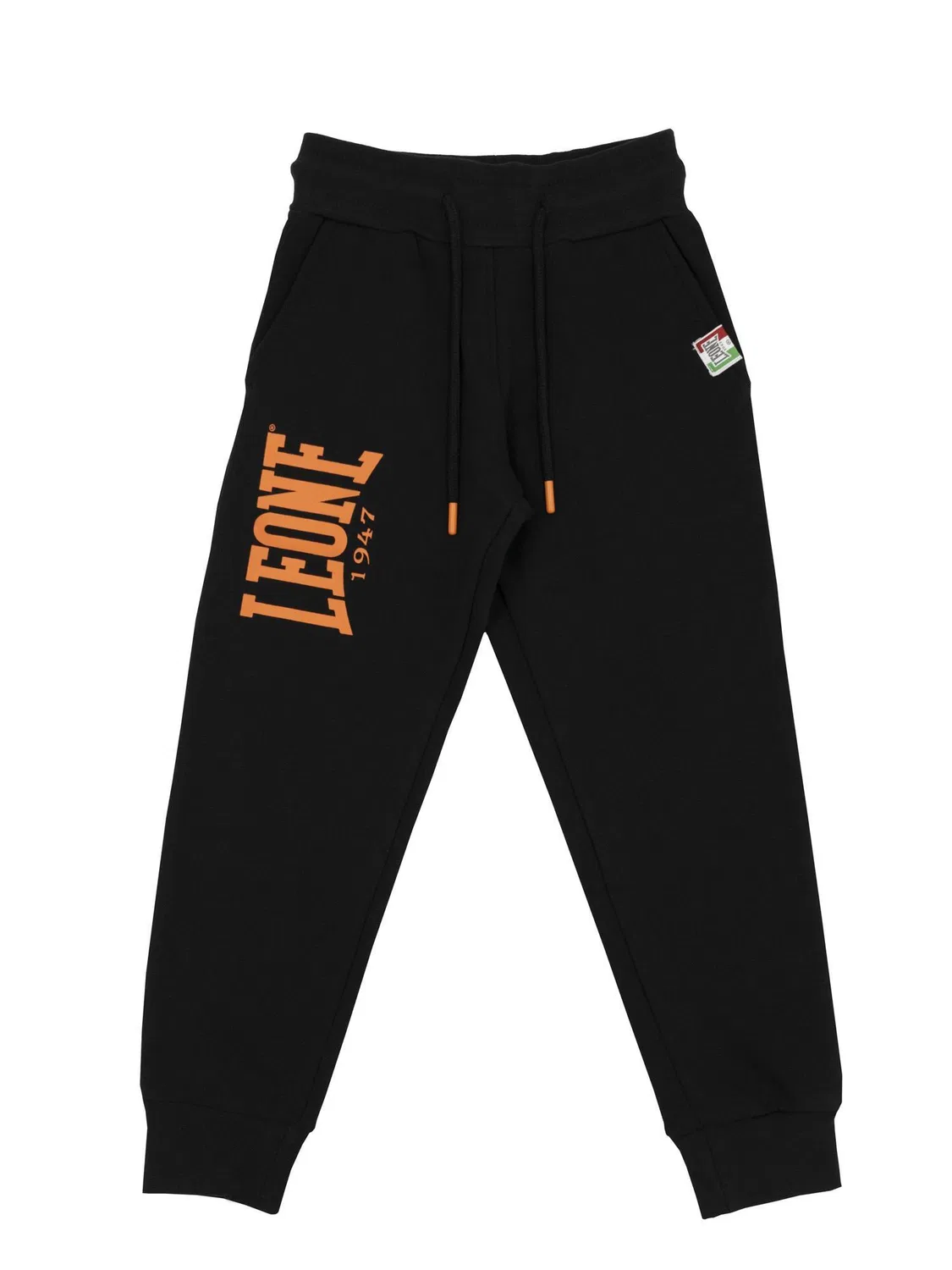 Детские тренировочные штаны для мальчиков с принтом Basic Lion Leone 1947 Apparel, Schwarz / Mondgrau