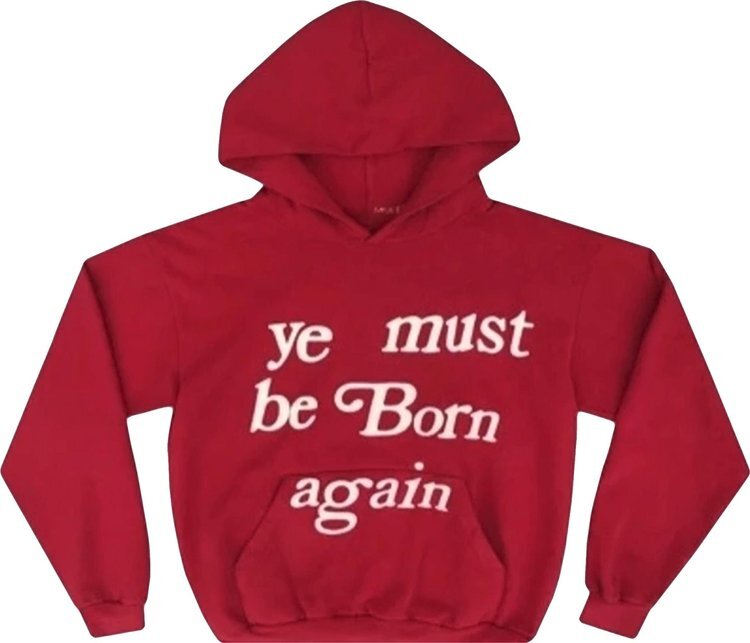 

Толстовка Cactus Plant Flea Market Born Again Hooded Sweatshirt 'Red', красный