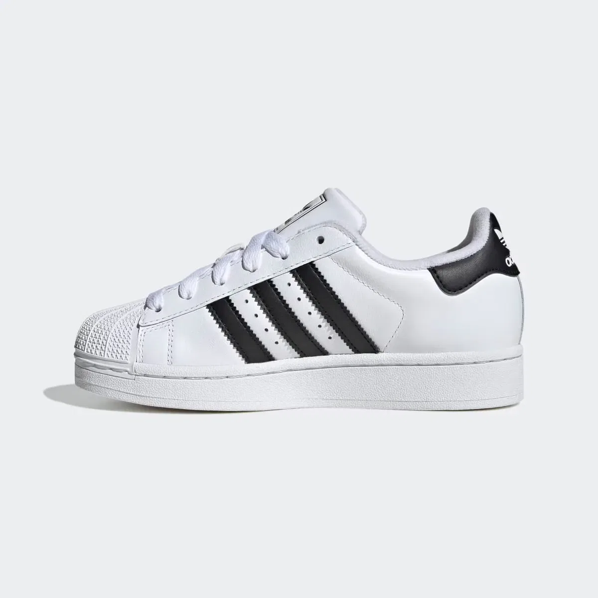 Детские кроссовки для мальчиков SUPERSTAR II J adidas, Белый — фото 4