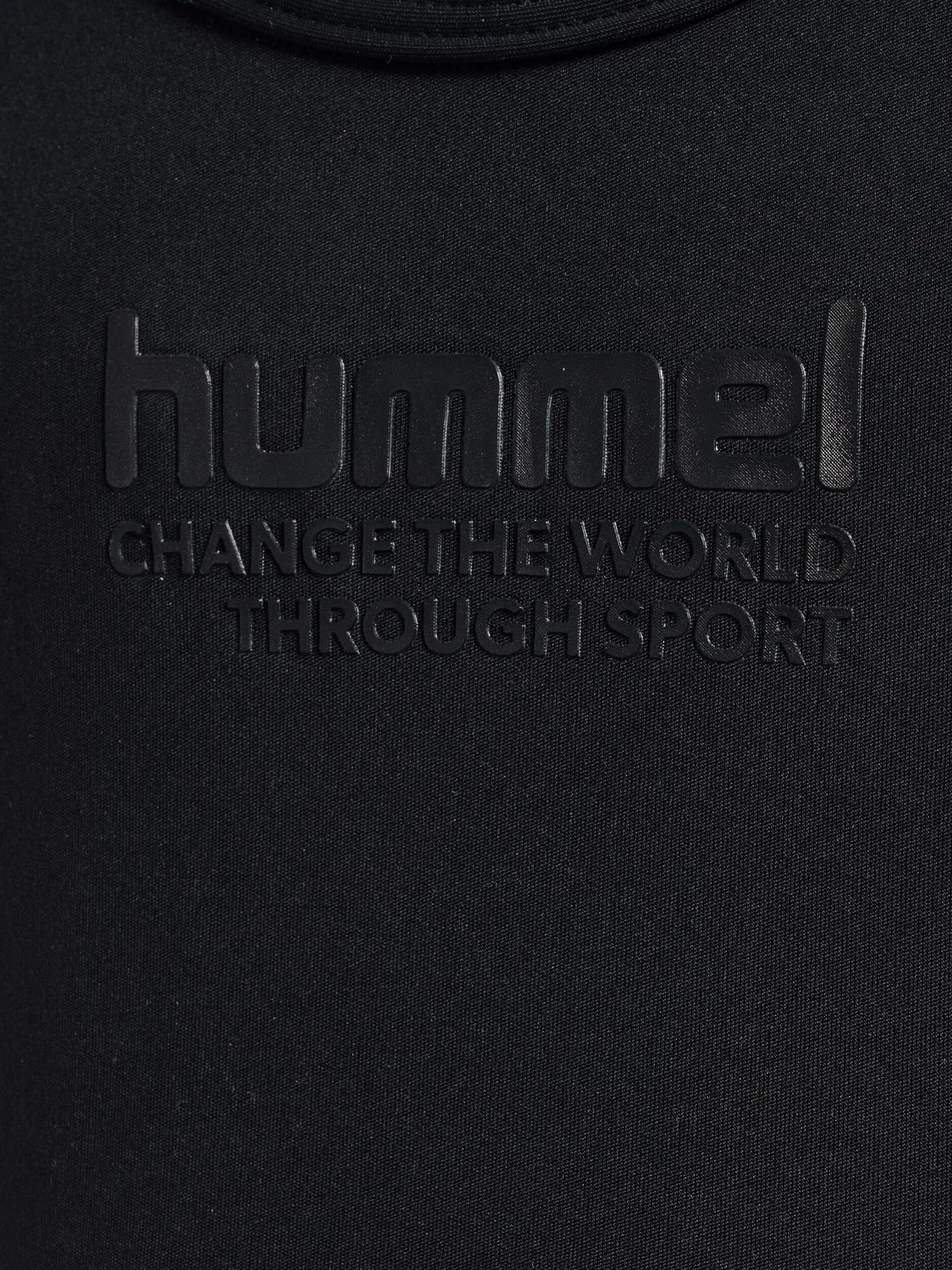 Детский топ для девочек с принтом Hmlpure Hummel, Schwarz — фото 4
