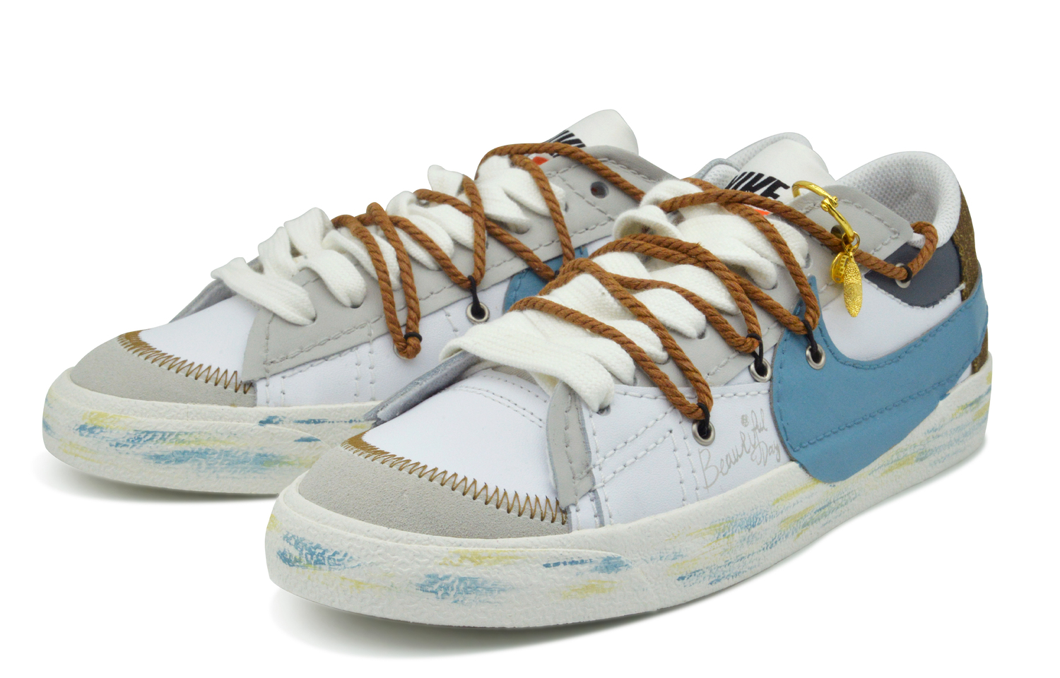 

Мужские кроссовки для скейтбординга Nike Blazer, Light Gray