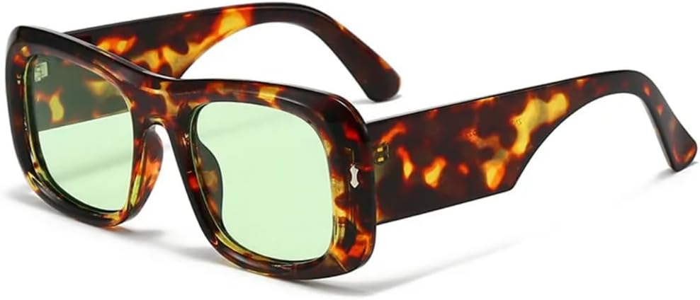 

Солнцезащитные очки с защитой UV400 | Большая оправа, линзы конфетных цветов | Для женщин и мужчин, для занятий спортом на открытом воздухе и вождения DSVIGF, Demi Green