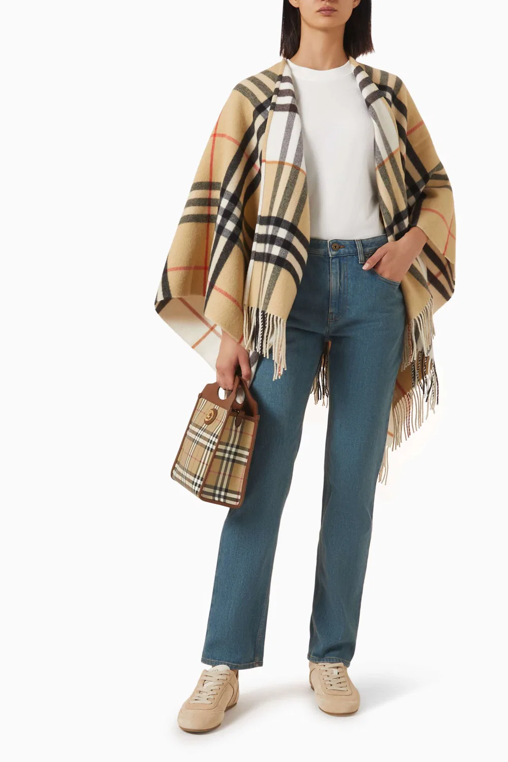 Футболка с патчем Check Cashmere Burberry — фото 2