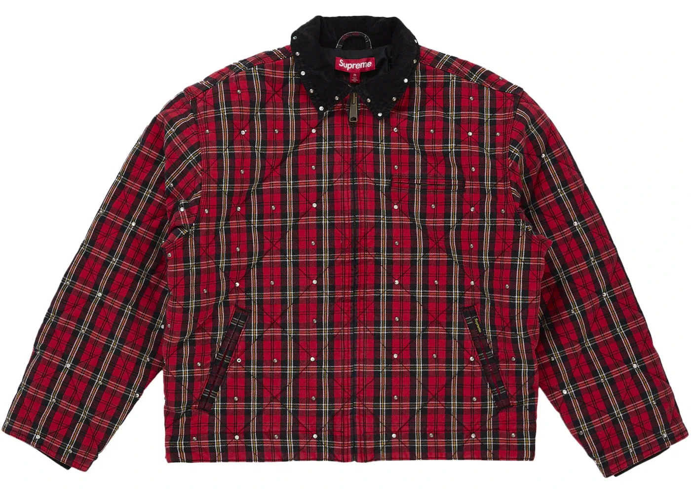 Мужская куртка стеганая с принтом bb Simon Plaid Supreme, Plaid