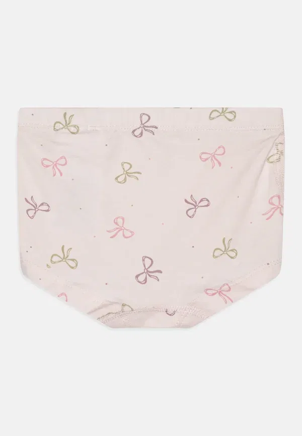 Колготки 95% хлопок, 5% эластан Nmftights bow 3 pack Name It Barely Pink, розовый — фото 2