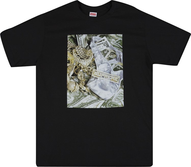 

Футболка Supreme Bling Tee 'Black', черный