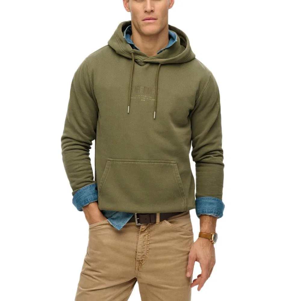 Мужской свитшот с капюшоном Utility Superdry, Grun — фото 2