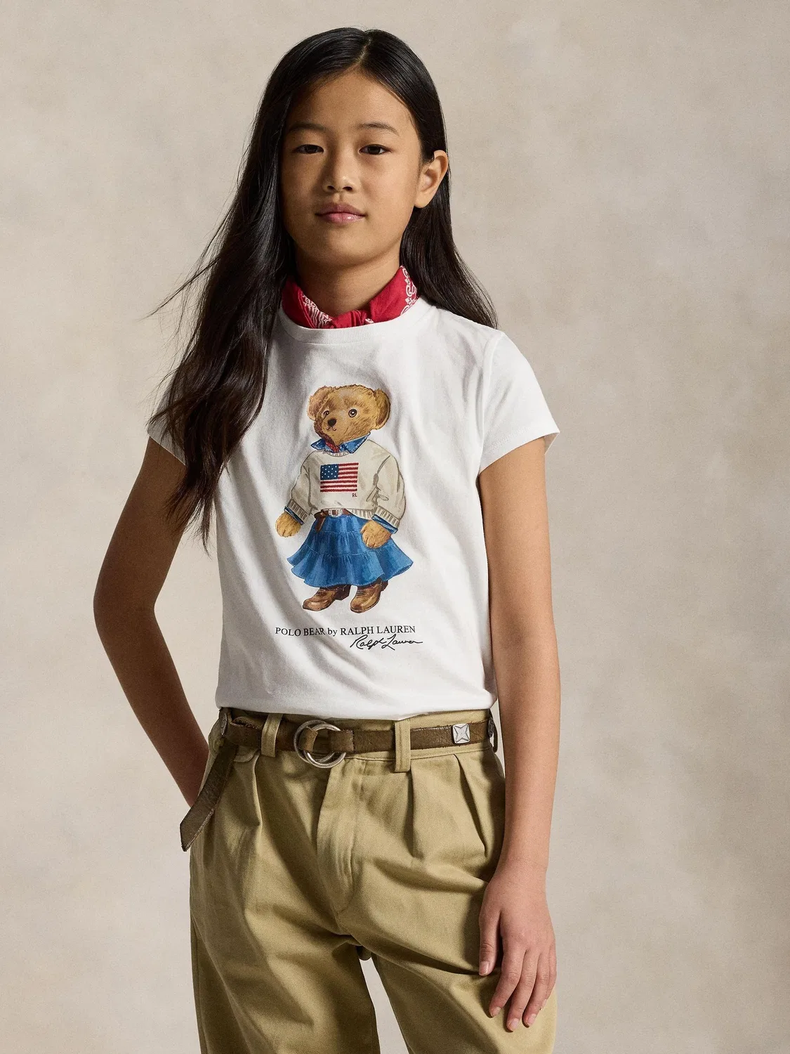 Футболка с графикой Polo Bear Polo Ralph Lauren, белый