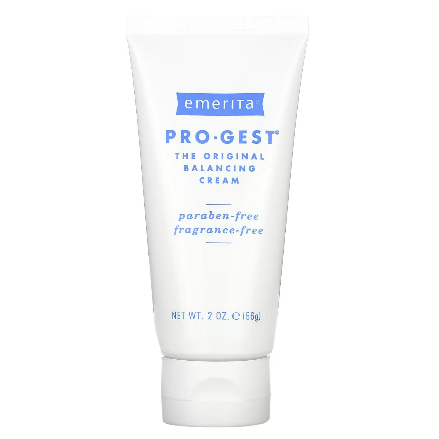 

Emerita, Pro-Gest, крем с прогестероном, без запаха, 2 унции (56 г)
