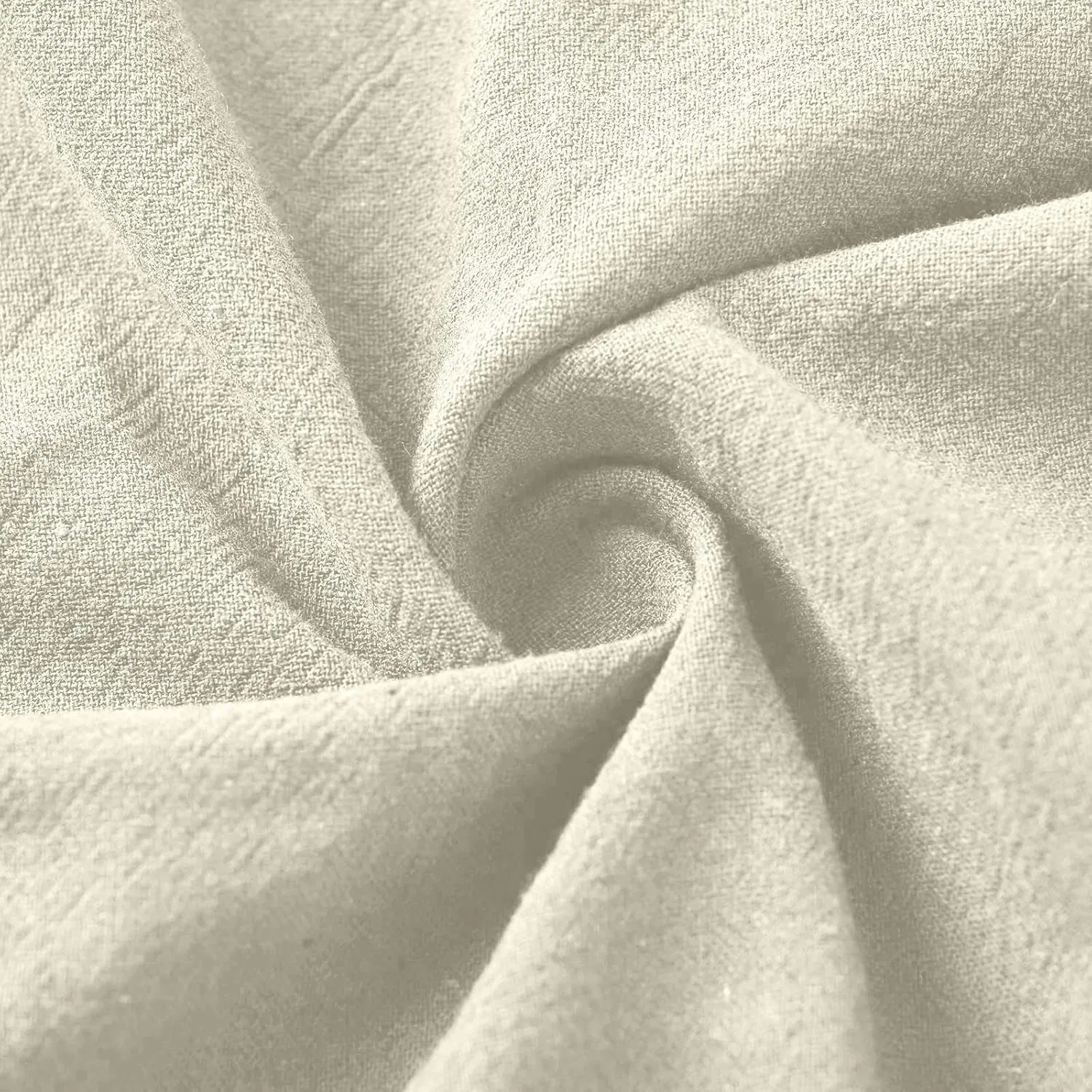 Женское свободное платье-рубашка с поясом V-образным вырезом, Beige — фото 4
