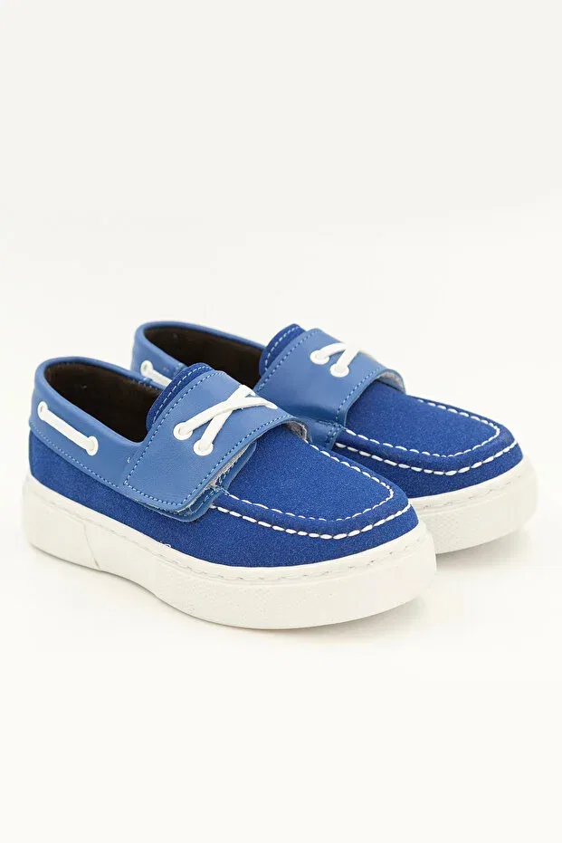 Детские туфли для мальчиков с коротким каблуком Ewen Tomm, Blue
