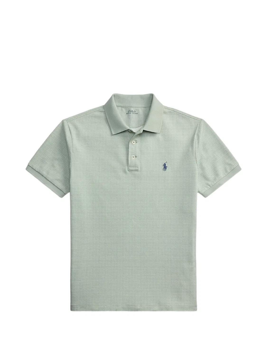 Рубашка поло в клетку глен с вышитым логотипом Polo Ralph Lauren, зеленый