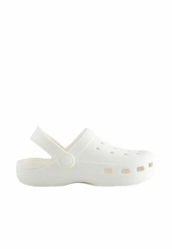Клоги из синтетики Wide fit g fit - comfort - clogs Next, белый