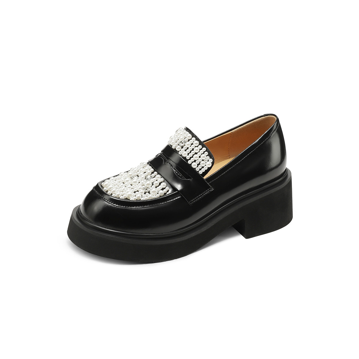 FMM Женские лоферы черные, цвет Black
