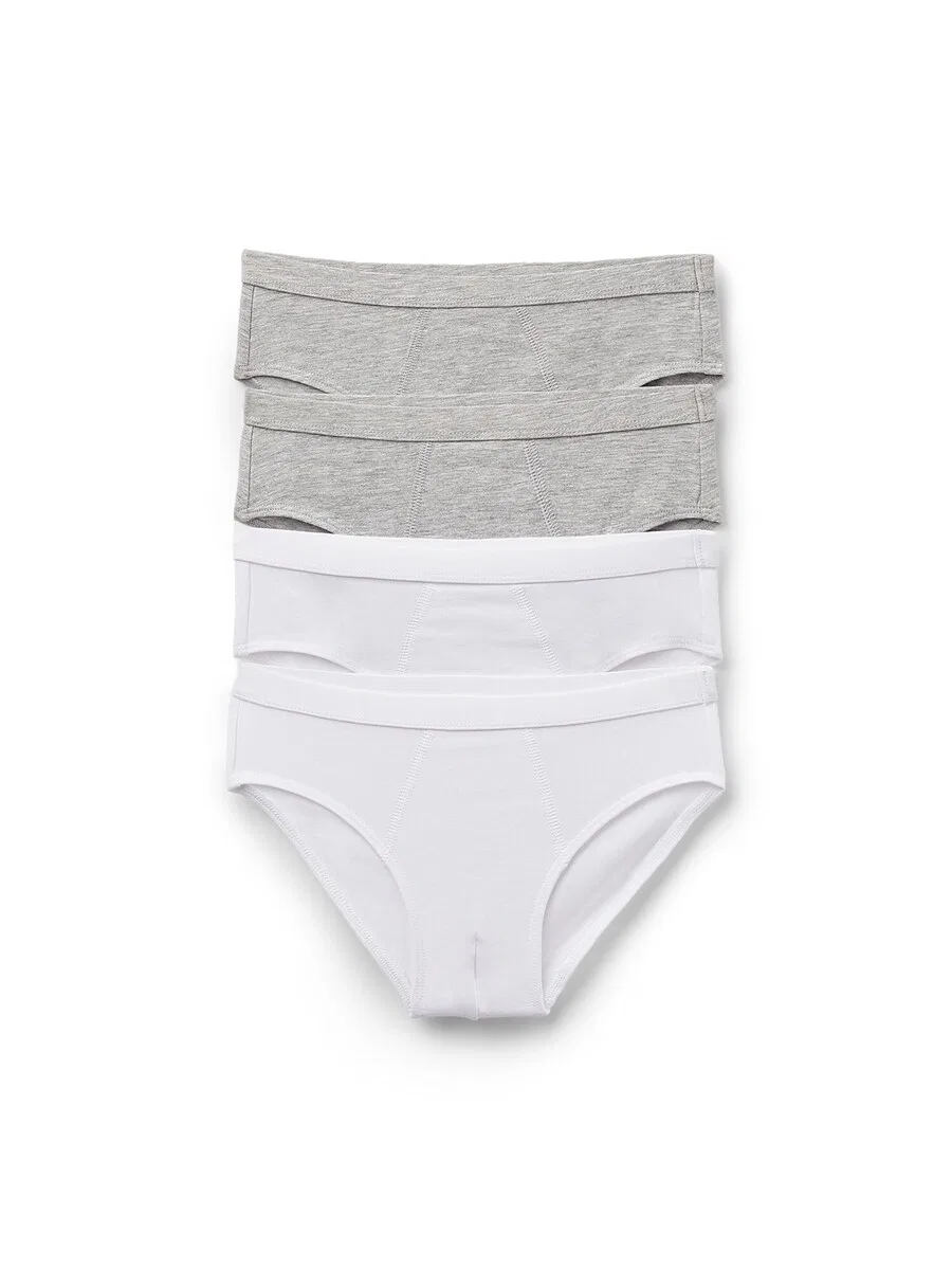 Трусики Tezenis серо-белого цвета с пятнистым рисунком