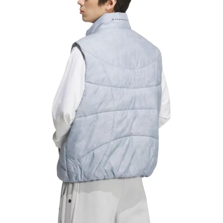 Мужской жилет Casual Sports Warm Stand Collar Padded Vest 'Blue' adidas, синий — фото 3