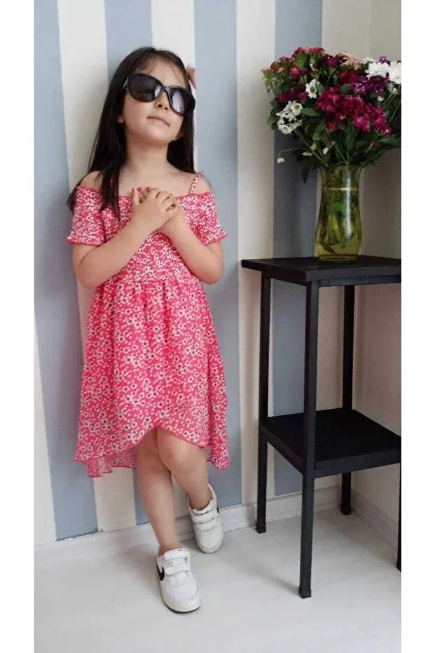 Детское платье для девочек с принтом Oliveyoumom, Multicolor — фото 4