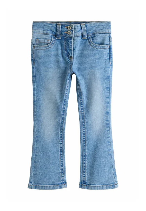 Джинсы фасона клеш Regular fit, низкая посадка, Next, Mid Blue Denim, синий — фото 4