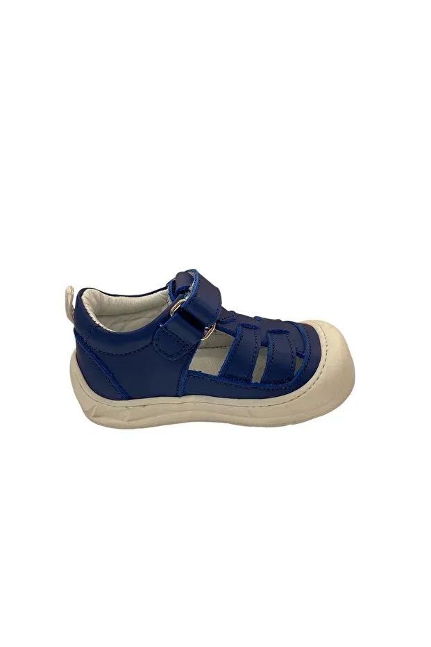 Детская ортопедическая обувь из кожи Pappikids, Blue — фото 3