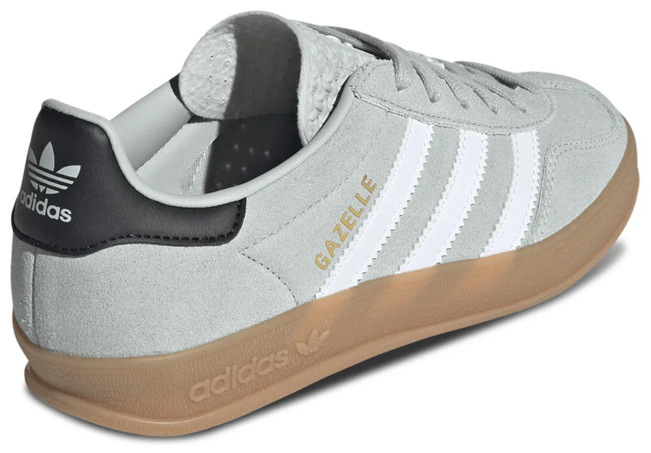 Кроссовки для мальчиков Gazelle Indoor Adidas, цвет White/Wonder Silver — фото 3