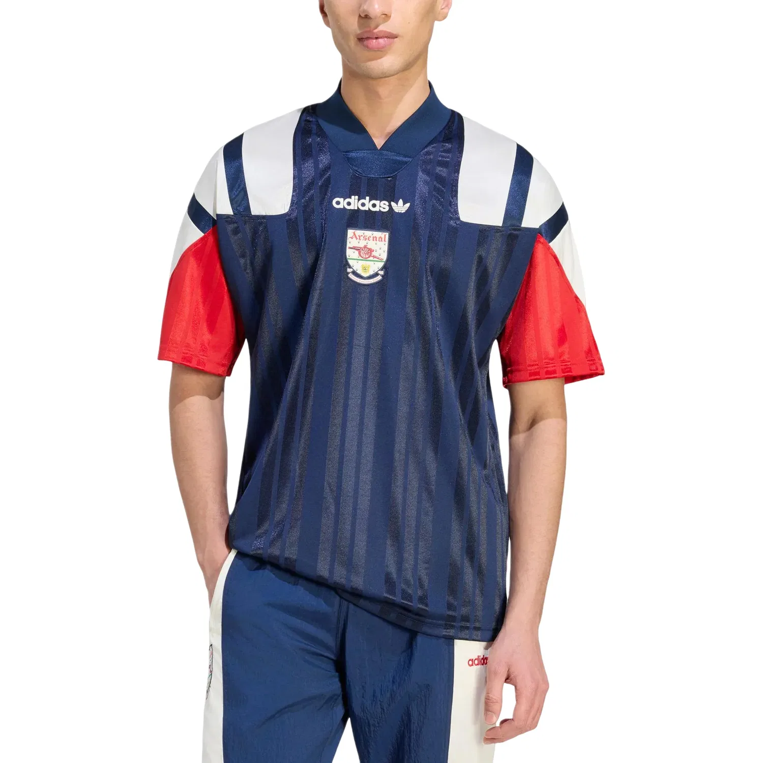 Мужская игровая майка Arsenal FC EQT Jersey 'Collegiate Navy Red' adidas, Collegiate Navy Red — фото 3