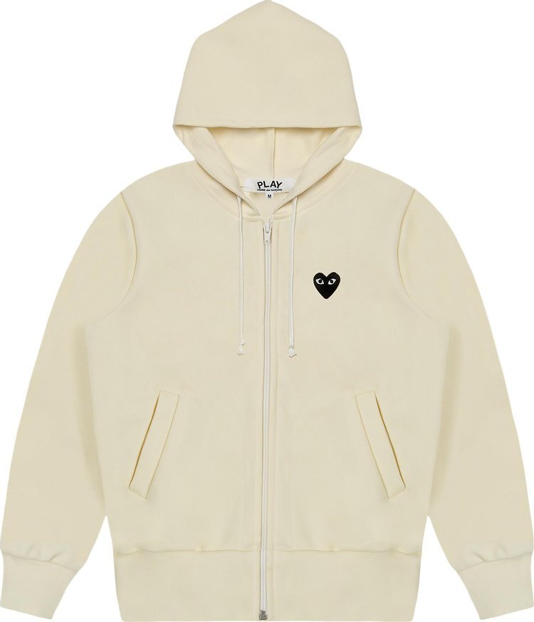 

Худи Comme des Garçons PLAY Zip-Up Hoodie 'Yellow', желтый