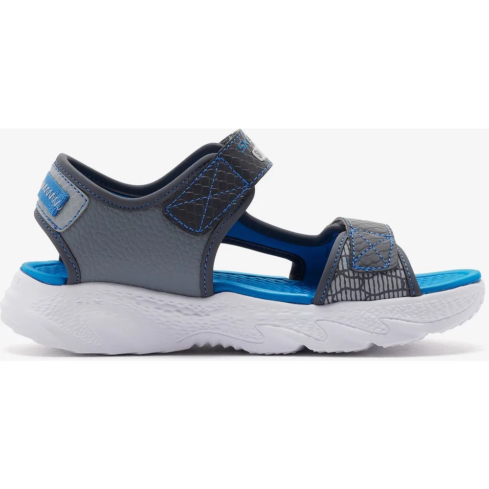 Детские сандалии для мальчиков с подсветкой на липучках Creature-Splash Skechers — фото 3