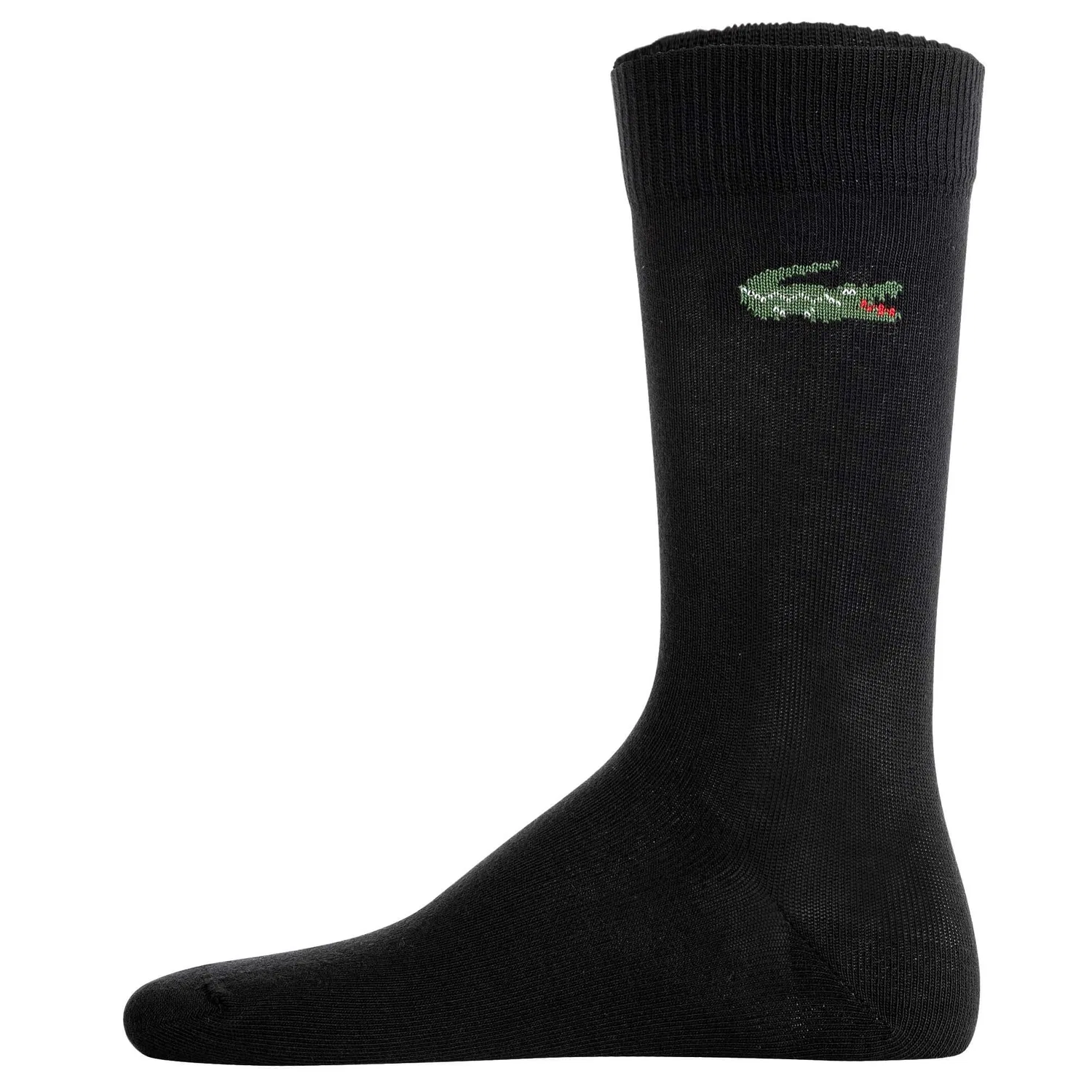 Носки Lacoste Black, 6 пар, Классические, Черные — фото 3