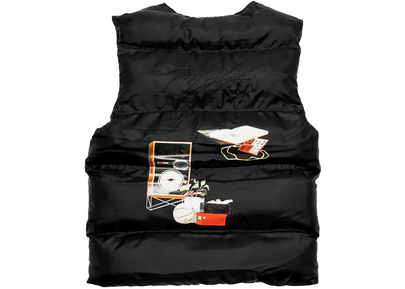 Мужской жилет с принтом Jordan Air Flight Artist Vest Black/Blue — фото 2