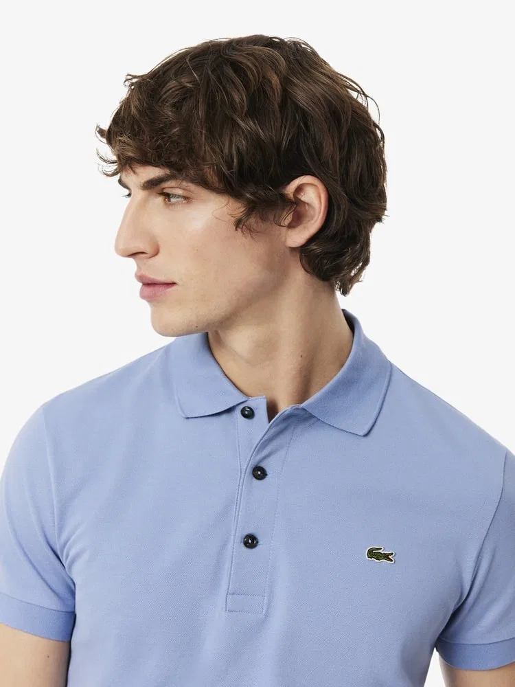 Футболка поло Slim Fit LACOSTE, Antique Silver — фото 2