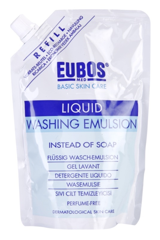 

Заправка эмульсией для стирки без запаха Eubos Basic Skin Care Blue