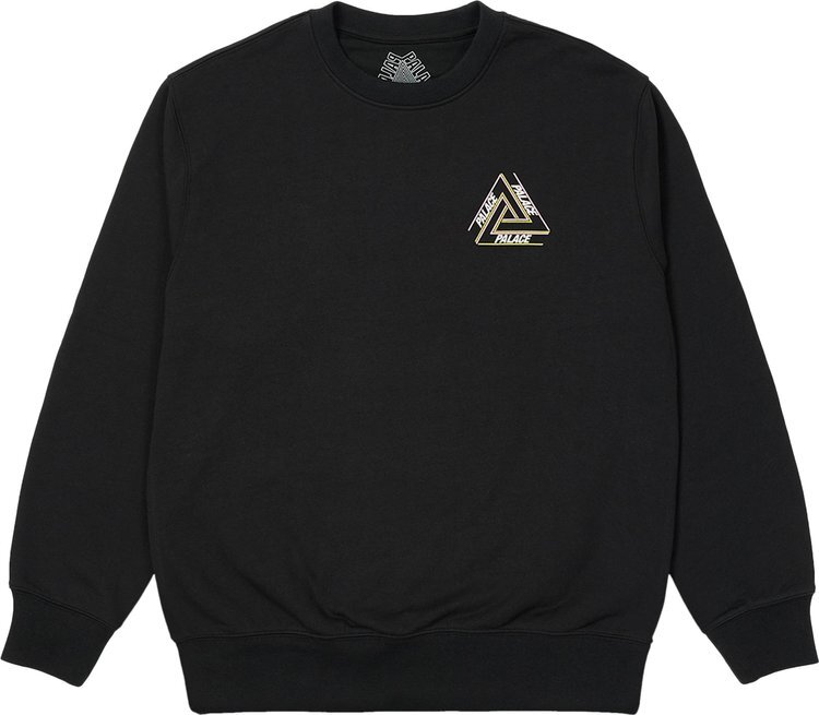 

Толстовка Palace Basically A Tri-Ferg Crew 'Black', черный