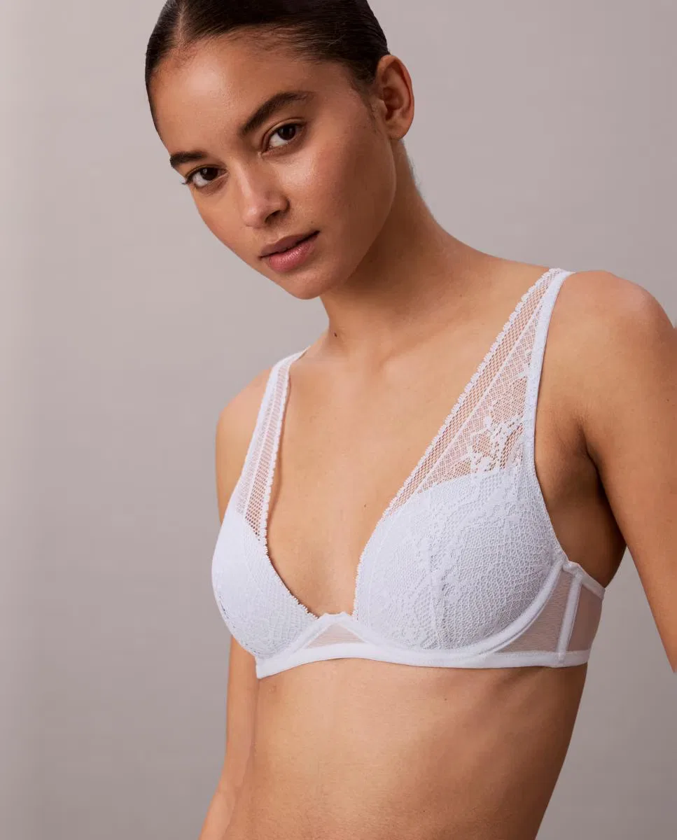 Женский бюстгальтер, Escotado Preformado, Calvin Klein, голубой