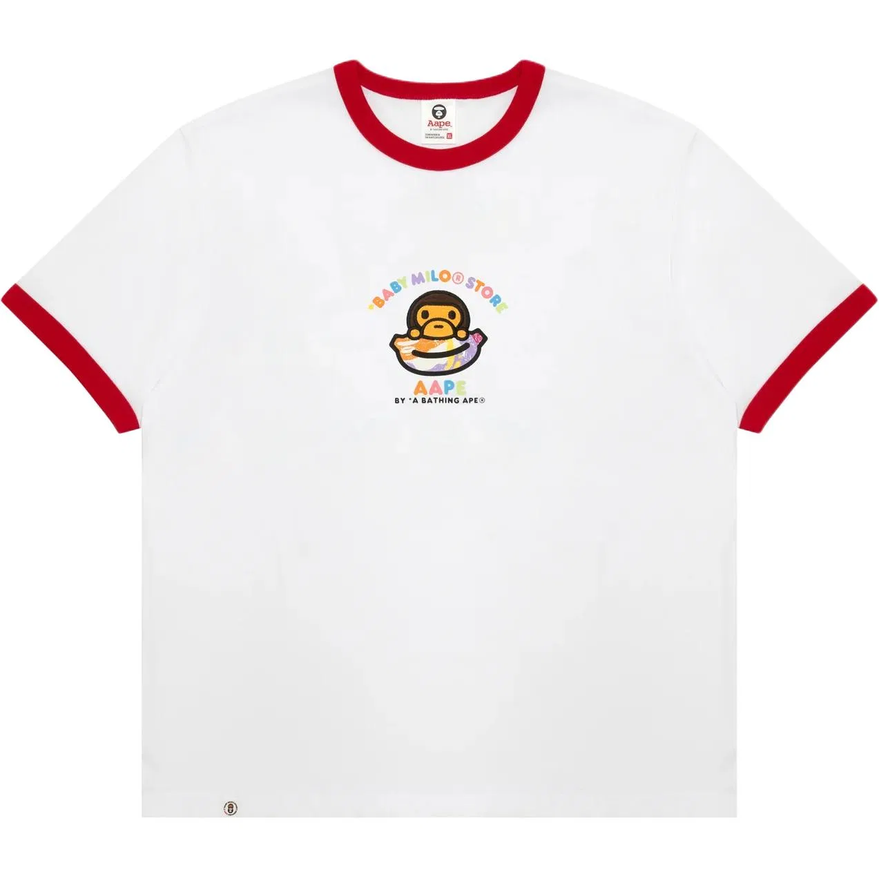 Детская футболка с круглым вырезом Aape White
