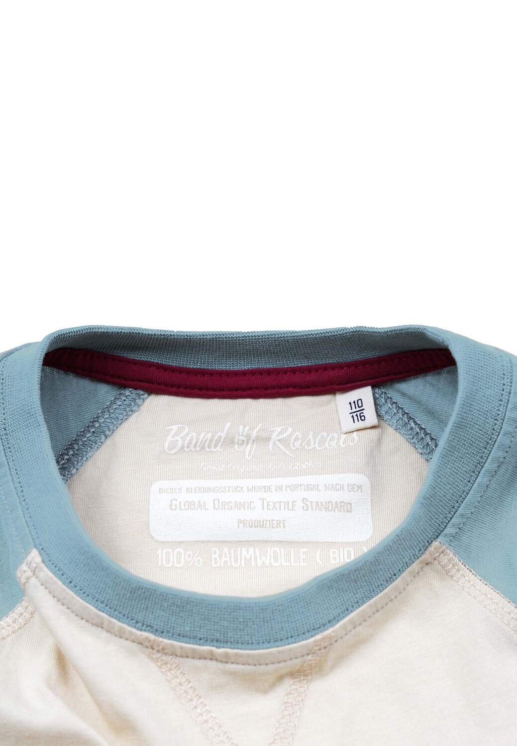 Футболка Band of Rascals Raglan, цвет cream arctic blue — фото 3