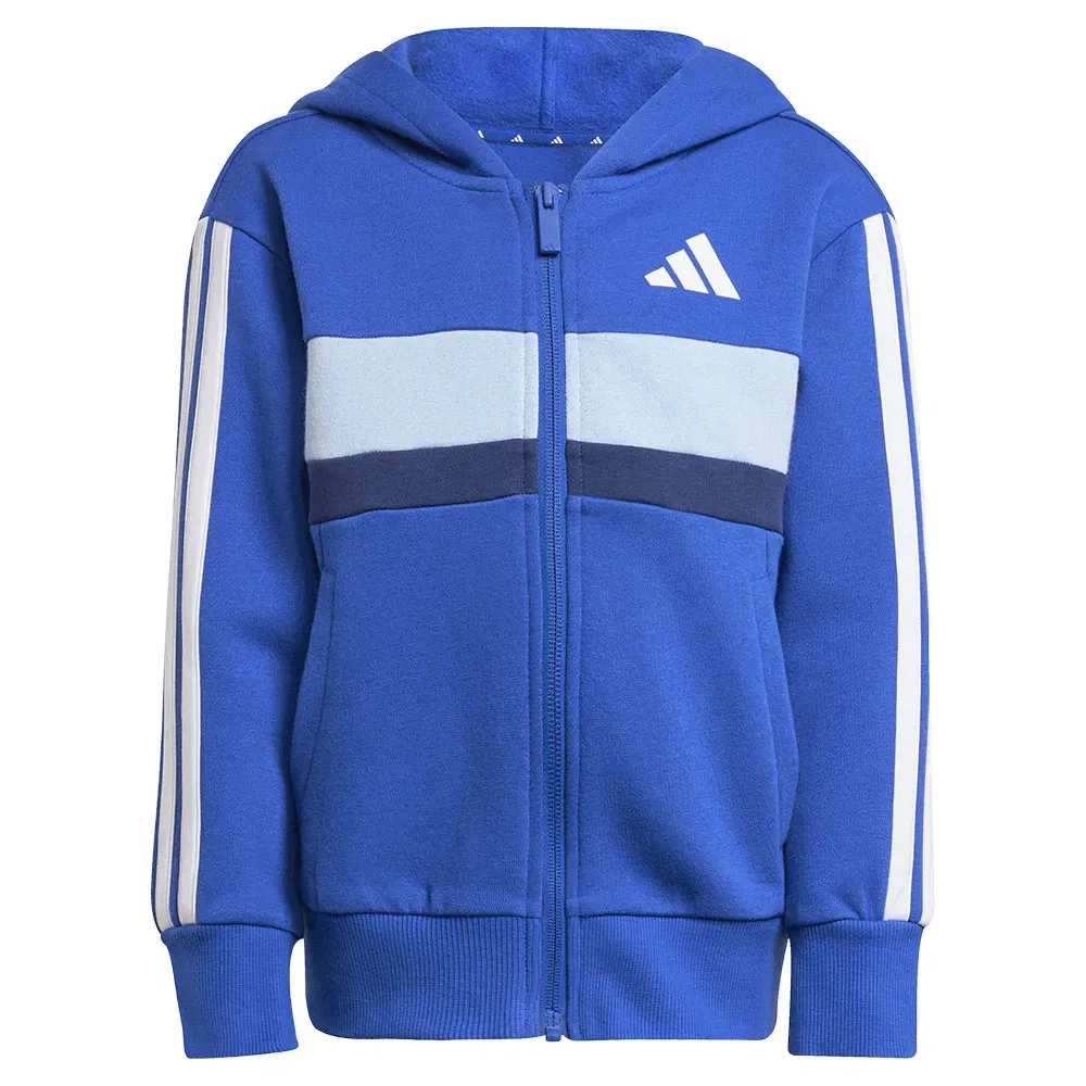 Спортивный костюм из флиса Tiberio 3 Stripes Adidas, синий — фото 4
