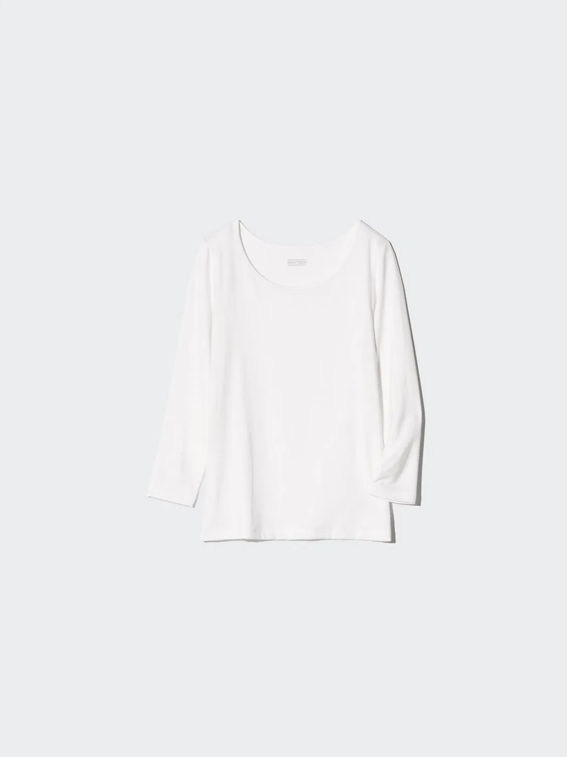 Термобелье детское с U-образным вырезом с длинным рукавом Uniqlo, черный — фото 2