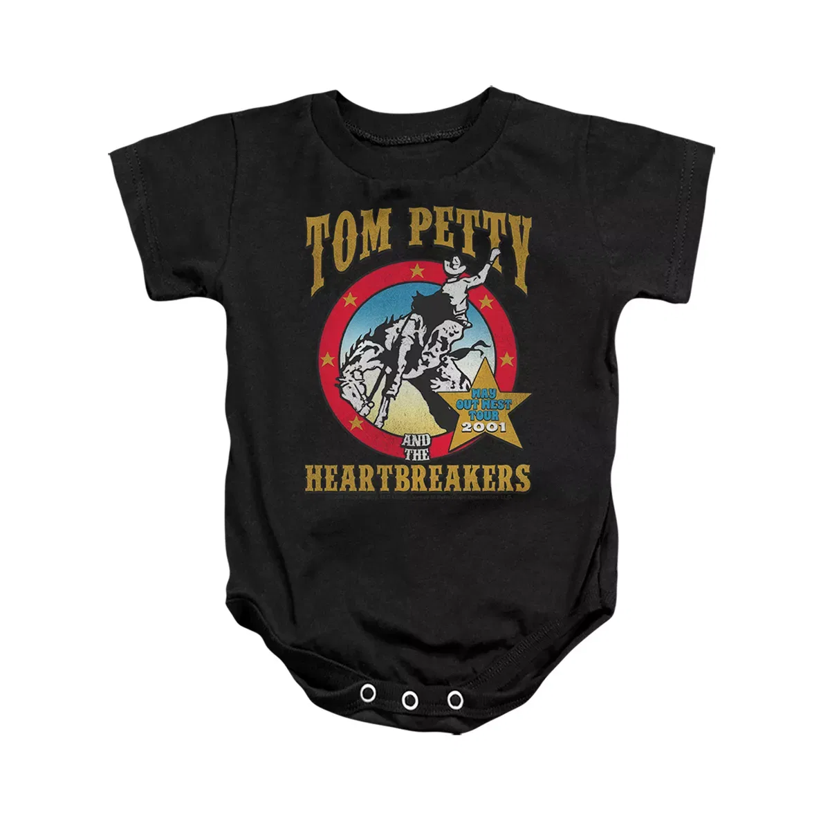Детское боди с коротким рукавом Way Out West LOGOVISION, Black
