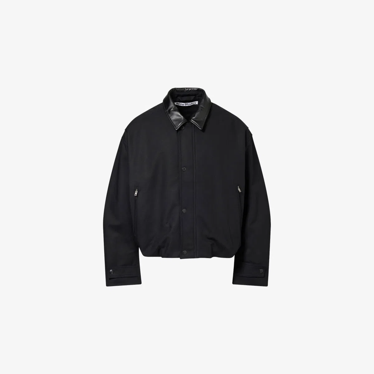 Утепленная хлопковая куртка Opado Acne Studios, черный