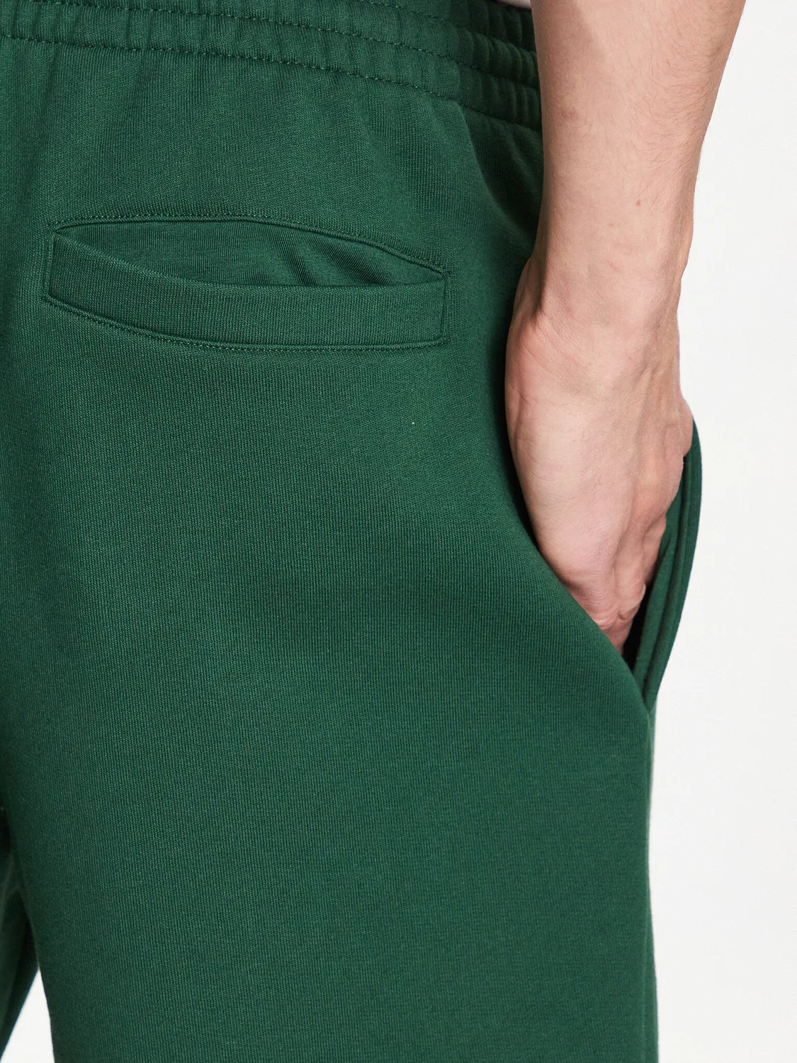 Мужские спортивные шорты стандартного кроя Lacoste, зеленый — фото 4