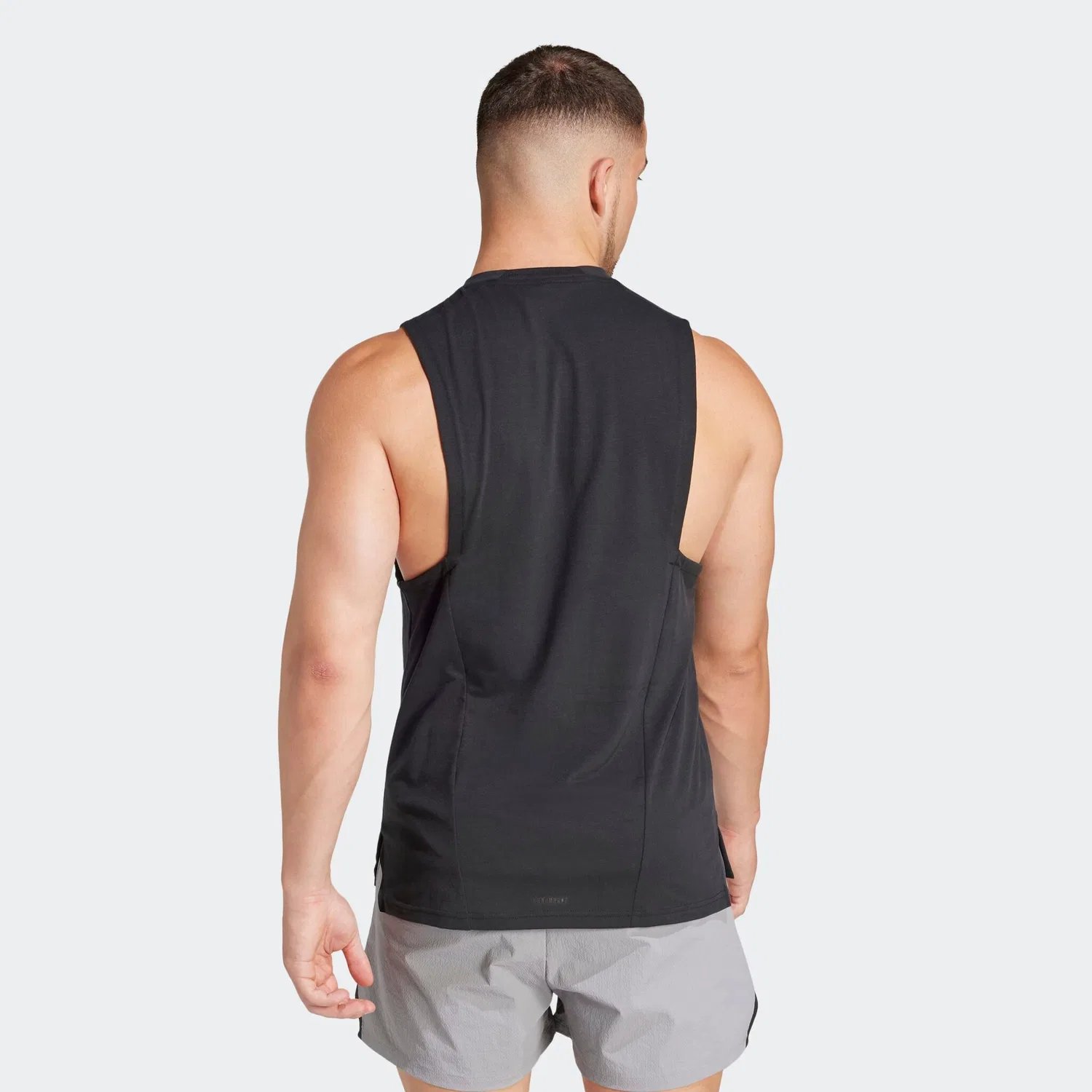 Мужской тренировочный танк-топ с технологией AEROREADY Adidas Performance, Black — фото 3