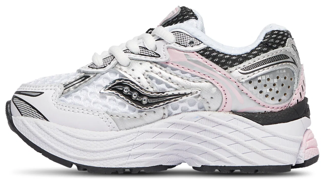 Детские кеды Omni 9 Saucony, цвет Silver/Pink — фото 2